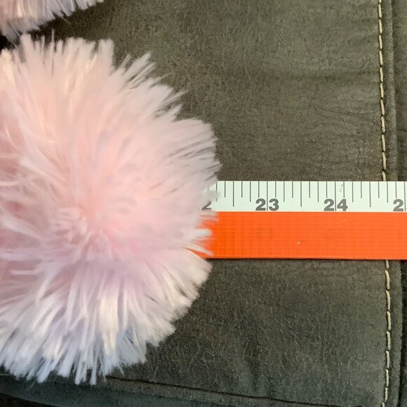 Build-A-Bear Workshop Pawsome Pink Bunny Stuffed Animal Plush Toy Rainbow Ears F - Picture 7 of 7